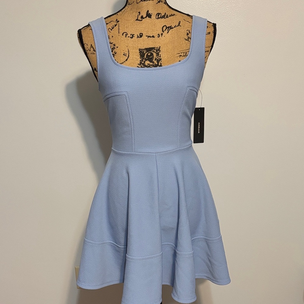 Lulu's Light Blue Mini Dress